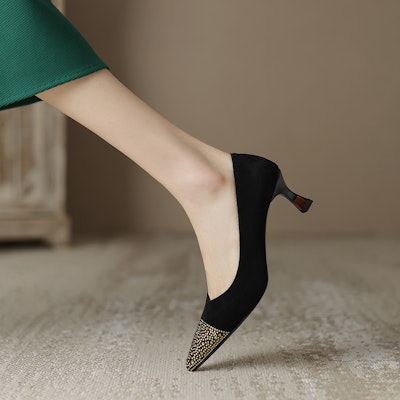 Luiza Barcelos 羊皮 高雅尖頭百搭 細跟 高筒鞋 5.5cm 女款 Sizing Luiza Barcelos 羊皮 高雅尖頭百搭 細跟 高筒鞋 5.5cm 女款