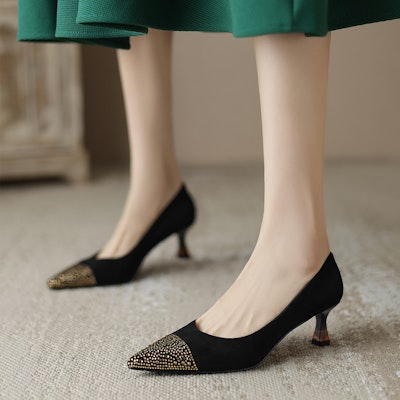 Luiza Barcelos 羊皮 高雅尖頭百搭 細跟 高筒鞋 5.5cm 女款 Cheap Luiza Barcelos 羊皮 高雅尖頭百搭 細跟 高筒鞋 5.5cm 女款