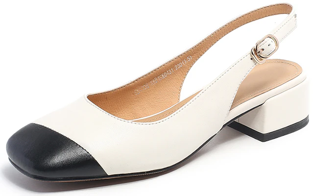 (W) Luiza Barcelos Kasut Tumit Tinggi 'Fesyen Ringkas Gesper Beige Hitam' XWP1SK0431 Buy (W) Luiza Barcelos Kasut Tumit Tinggi 'Fesyen Ringkas Gesper Beige Hitam' XWP1SK0431