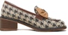 (W) Sneaker Tumit Tinggi Luiza Barcelos 'Kulit Coklat' X900839
