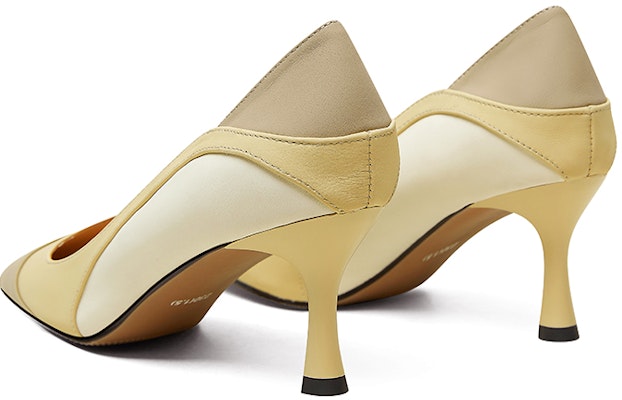 (W) 루이자 바르셀로스 옐로 패치워크 스틸레토 힐 X901256 Purchase (W) 루이자 바르셀로스 옐로 패치워크 스틸레토 힐 X901256