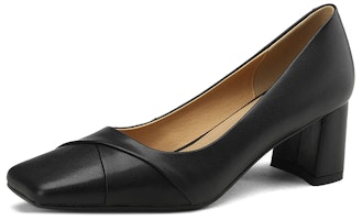 (Women) Luiza Barcelos High Heels 5.5cm 'Sheepskin Chic Comfort Versatile Chunky Heel' XWP1SK0359 (Women) Luiza Barcelos High Heels 5.5cm 'Sheepskin Chic Comfort Versatile Chunky Heel' XWP1SK0359