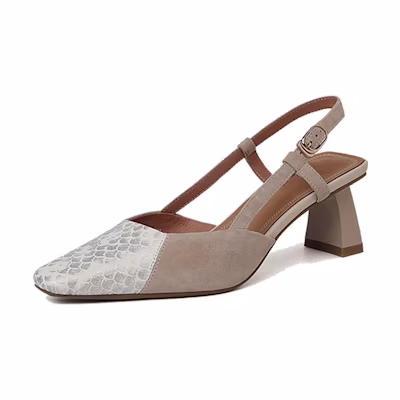 (W) Luiza Barcelos High Heels 'Beige Fashion'