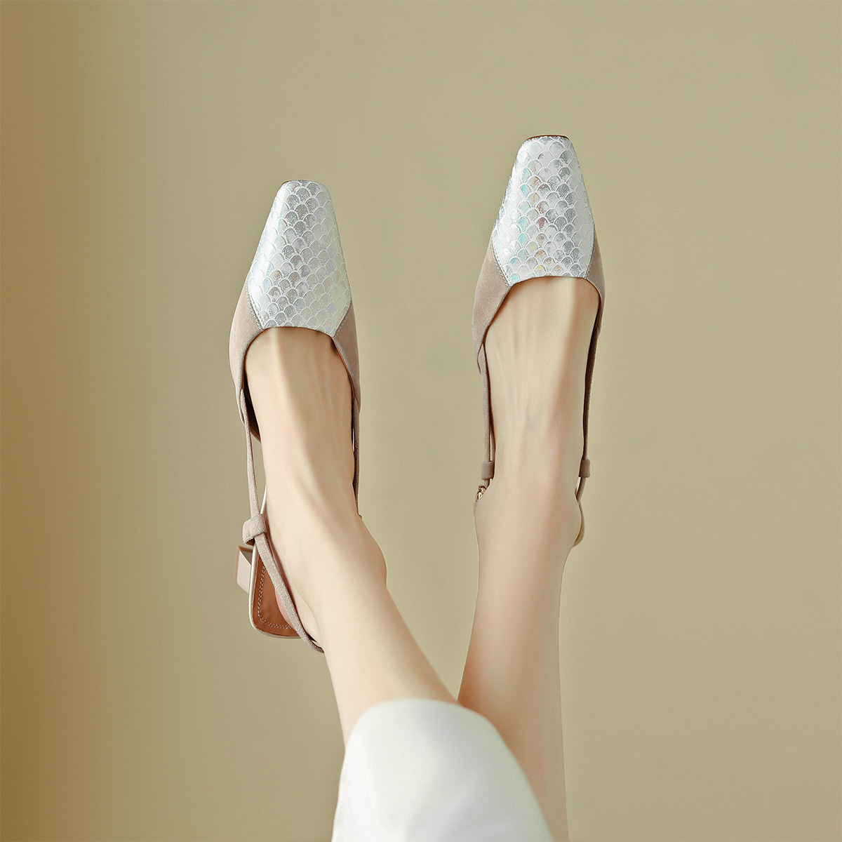 (W) Luiza Barcelos High Heels 'Beige Fashion' 圖 2