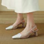 Lookbook (W) Luiza Barcelos Sepatu Hak Tinggi 'Beige Fashion' X901301