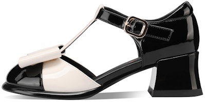 (Women) Luiza Barcelos High Heels 'Black Bow Cut-Out' XWP1SK0612 (Women) Luiza Barcelos High Heels 'Black Bow Cut-Out' XWP1SK0612