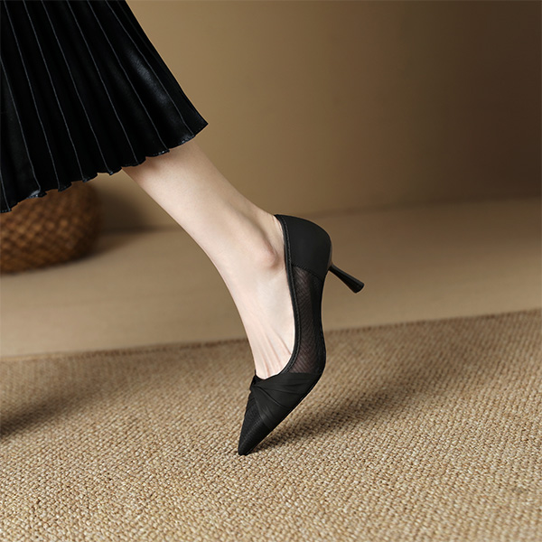 (W) Luiza Barcelos High Heels 'Black Pointed Toe' 圖 6