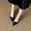 Sizing (W) Luiza Barcelos Tacones Altos 'Negro Punta Fina' XWP1SK0609