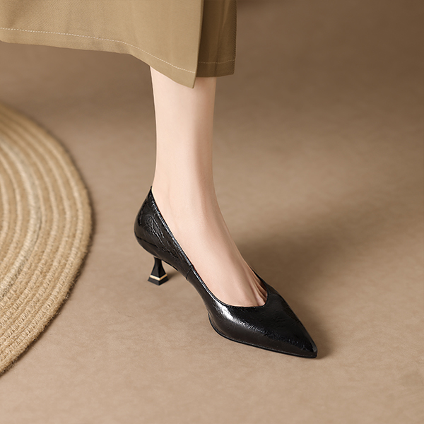 Lookbook (W) Luiza Barcelos 深蓝纹理高跟鞋 X901911