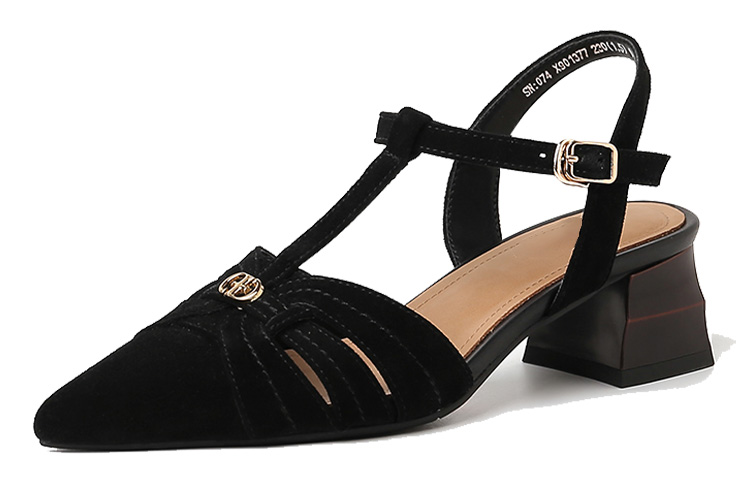 (W) Luiza Barcelos High Heels 'Elegant Pointed Black'