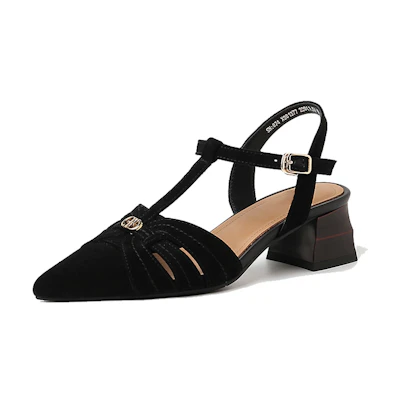 (W) Luiza Barcelos High Heels 'Elegant Pointed Black'