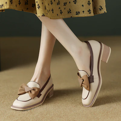 (W) Luiza Barcelos Sepatu Hak Tinggi 'Romantic Butterfly Knot Cream' X900840 Order (W) Luiza Barcelos Sepatu Hak Tinggi 'Romantic Butterfly Knot Cream' X900840
