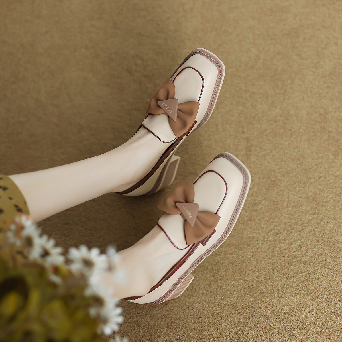 (W) Luiza Barcelos High Heels 'Romantic Butterfly Knot Cream' 圖 3