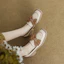 Lookbook (W) Luiza Barcelos Sepatu Hak Tinggi 'Romantic Butterfly Knot Cream' X900840