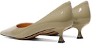 Lookbook (W) Luiza Barcelos Kitten Heel 'Hujung Runcing Khaki' X901016