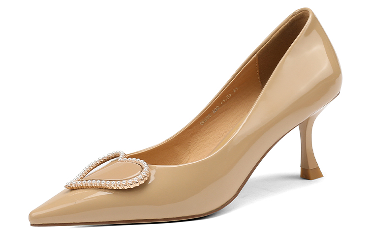 (Women) Luiza Barcelos Kitten Heel Pumps 'Apricot' X901460