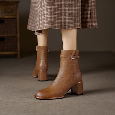 (Women) Luiza Barcelos Knee High Boots 'Brown Leather' X902012 Sizing (Women) Luiza Barcelos Knee High Boots 'Brown Leather' X902012