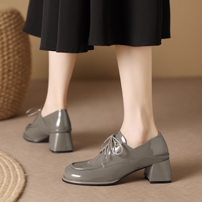 (W) Luiza Barcelos Tacón Cordones 'Verde Caqui' X901936 Lookbook (W) Luiza Barcelos Tacón Cordones 'Verde Caqui' X901936