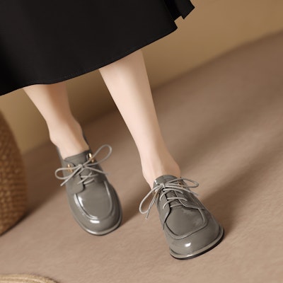 (W) Luiza Barcelos Tacón Cordones 'Verde Caqui' X901936 Details for (W) Luiza Barcelos Tacón Cordones 'Verde Caqui' X901936