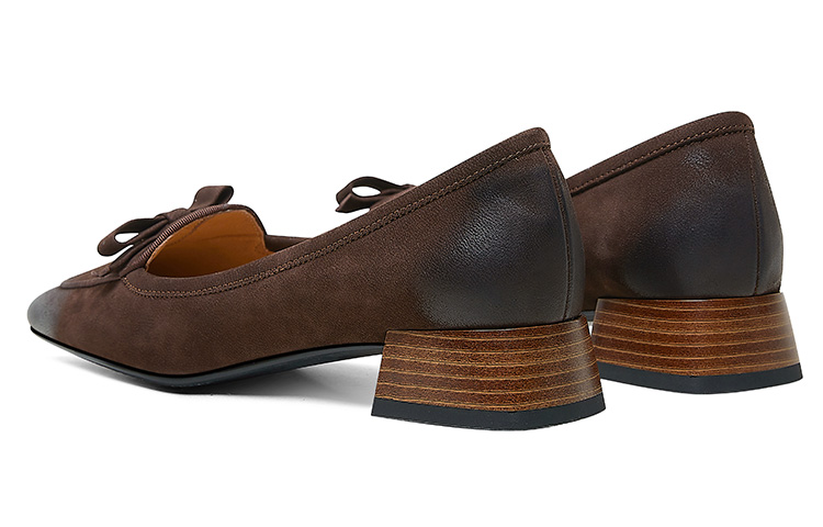 Purchase (W) ルイザ・バルセロス レトロブラウンレザーボウヒール
(Ruiza Baruserosu Retoroburaun Rezaa Bouhiiru) X901140