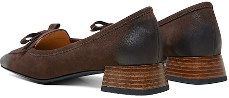 (W) Luiza Barcelos皮革蝴蝶结粗跟鞋‘复古棕’ X901140 Purchase (W) Luiza Barcelos皮革蝴蝶结粗跟鞋‘复古棕’ X901140