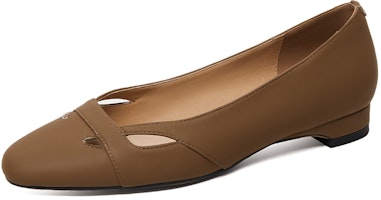 (Women) Luiza Barcelos Leather Braided Chunky Heel 'Casual Brown' X9SK0368 (Women) Luiza Barcelos Leather Braided Chunky Heel 'Casual Brown' X9SK0368