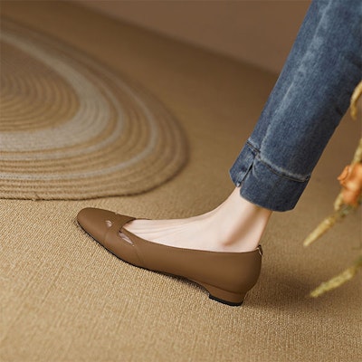 (W) Luiza Barcelos Kulit Tumit Tebal Jalinan 'Casual Brown' X9SK0368 Sizing (W) Luiza Barcelos Kulit Tumit Tebal Jalinan 'Casual Brown' X9SK0368