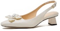 Buy (W) Luiza Barcelos Heels Chunky Ivory Detail Gesper Kulit. XWP1SK0575
