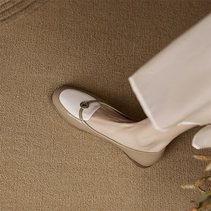 (W) Luiza Barcelos Casual de Cuero 'Beige' XWP1SK0171 Purchase (W) Luiza Barcelos Casual de Cuero 'Beige' XWP1SK0171