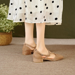 (W) Luiza Barcelos 真皮休闲平底鞋 '杏色生活阀舒适' XWP1SK0448 Shop (W) Luiza Barcelos 真皮休闲平底鞋 '杏色生活阀舒适' XWP1SK0448