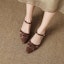 Details for (W) Luiza Barcelos Kasut Rata Kulit 'Reka Hollow-Out Pointed Ringkas' XWP1SK0656