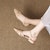 (W) Luiza Barcelos Kasut Rata Kulit 'Reka Hollow-Out Pointed Ringkas' XWP1SK0656