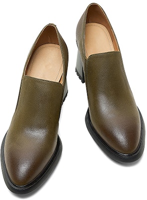 (W) Luiza Barcelos Kulit Chunky Tumit Tinggi 6.5cm 'Rekaan Fesyen Sederhana' X900946 3