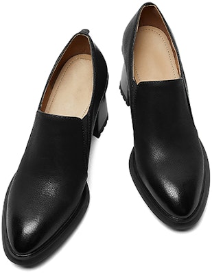 (W) Luiza Barcelos Kulit Chunky Tumit Tinggi 6.5cm 'Rekaan Fesyen Sederhana' X900946 Purchase (W) Luiza Barcelos Kulit Chunky Tumit Tinggi 6.5cm 'Rekaan Fesyen Sederhana' X900946