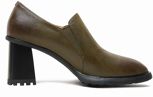 (W) Luiza Barcelos Kulit Chunky Tumit Tinggi 6.5cm 'Rekaan Fesyen Sederhana' X900946 Cheap (W) Luiza Barcelos Kulit Chunky Tumit Tinggi 6.5cm 'Rekaan Fesyen Sederhana' X900946