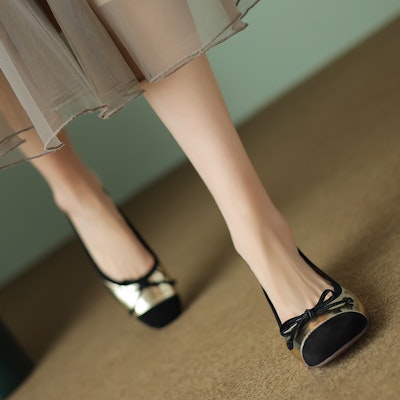 (W) 루이자 바르셀로스 블랙 골드 플랫 (Luiza Barcelos Black Gold Flat) X901953 Purchase (W) 루이자 바르셀로스 블랙 골드 플랫 (Luiza Barcelos Black Gold Flat) X901953