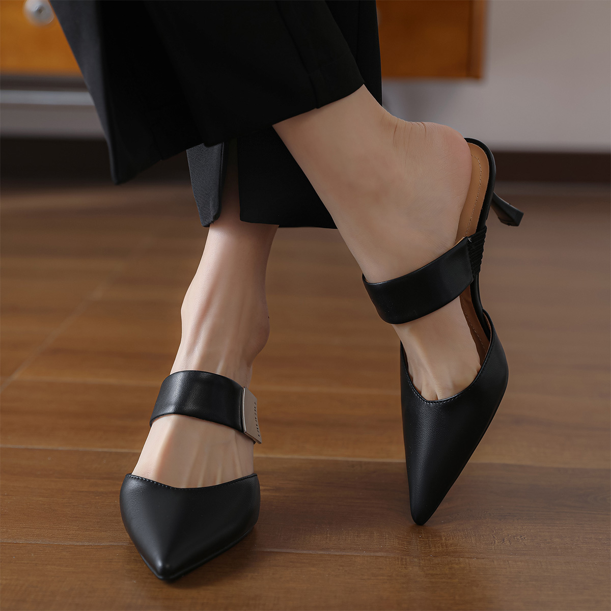 (W) Luiza Barcelos Leather High Heels 'Elegant Pointed Stiletto' 圖 3