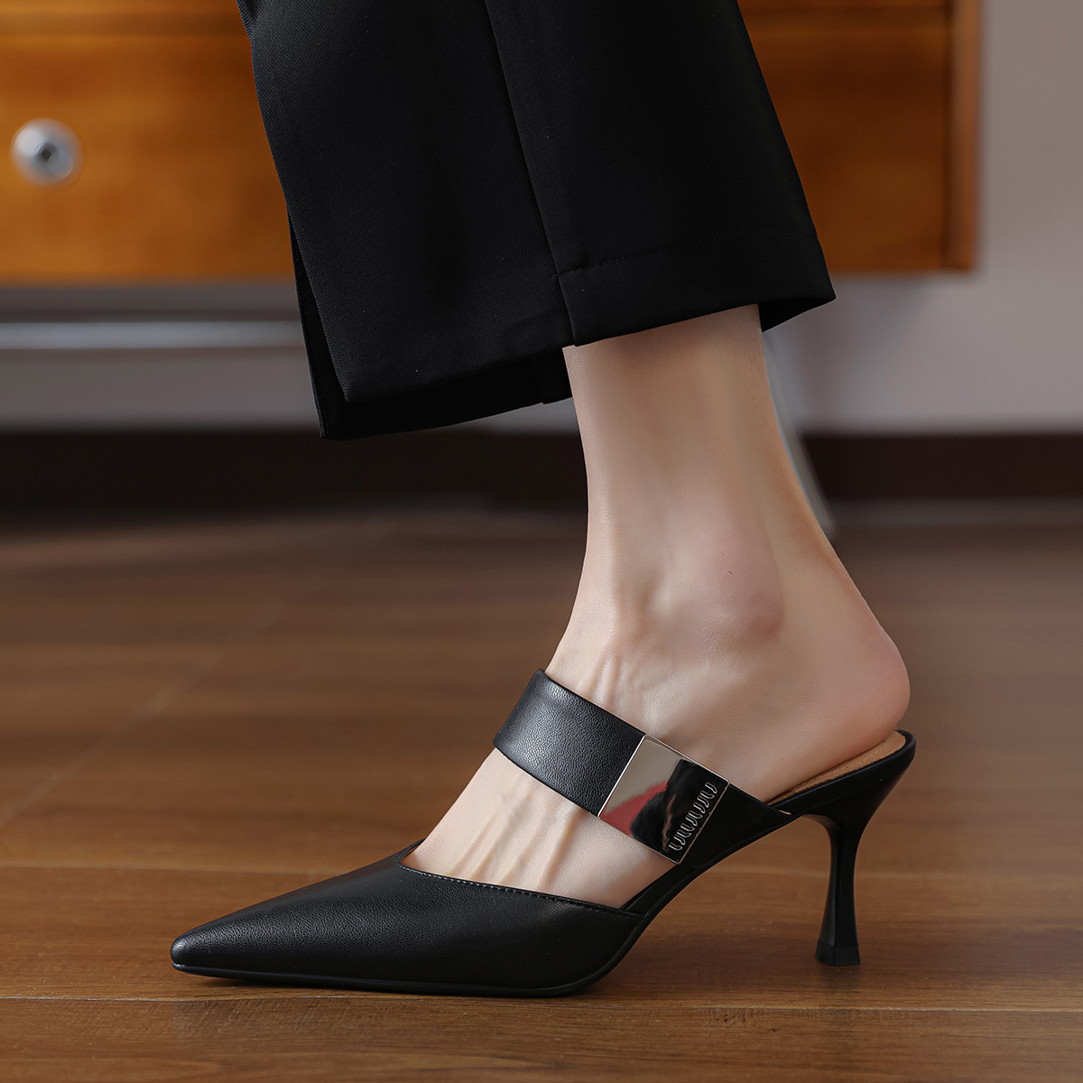 (W) Luiza Barcelos Leather High Heels 'Elegant Pointed Stiletto' 圖 4