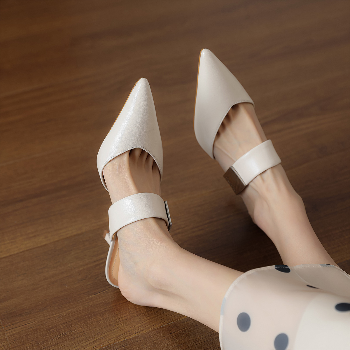 (W) Luiza Barcelos Leather High Heels 'Elegant Pointed Stiletto' 圖 10