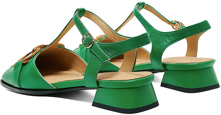 (W) Mule de Cuero Luiza Barcelos con Detalle Metálico 'Tacón Grueso Casual' X901069 Purchase (W) Mule de Cuero Luiza Barcelos con Detalle Metálico 'Tacón Grueso Casual' X901069