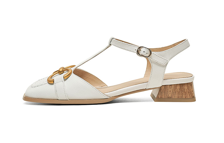 Sizing (W) 루이자 바르셀로스 청키힐 메탈 뮬 X901069