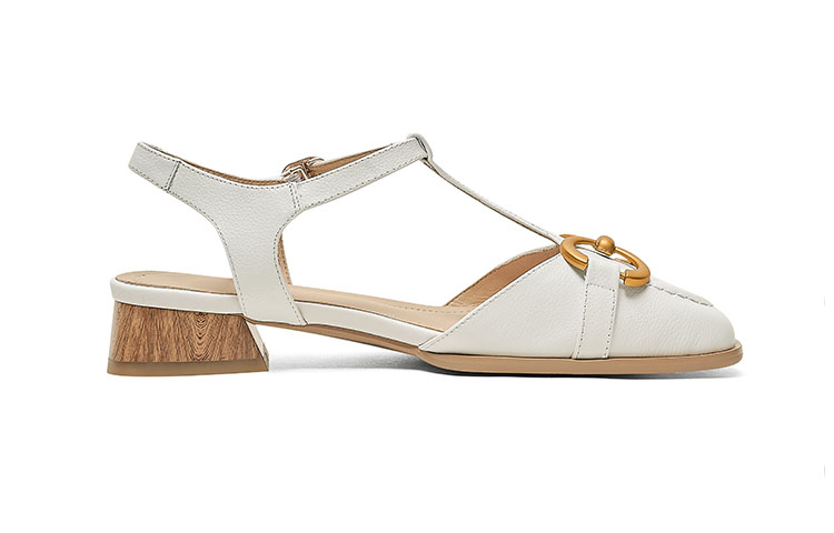 Cheap (W) 루이자 바르셀로스 청키힐 메탈 뮬 X901069