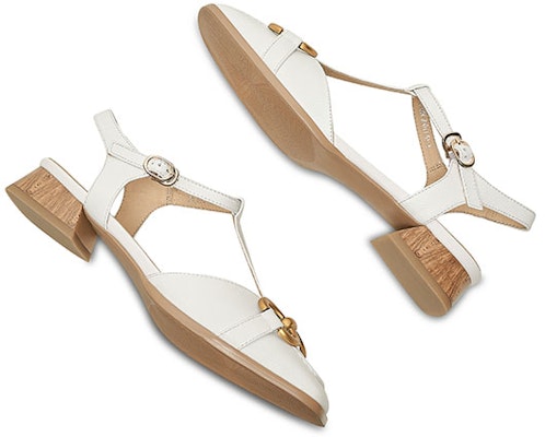 (W) Mule de Cuero Luiza Barcelos con Detalle Metálico 'Tacón Grueso Casual' X901069 2