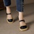 (W) Luiza Barcelos 'Tumit Chunky' Kulit Platform X901951