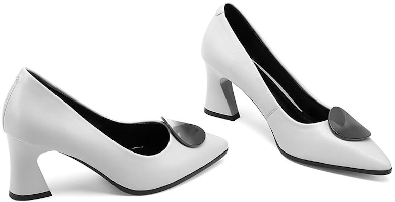 (Women) Luiza Barcelos Leather Pointed-Toe Buckle High Heels 'Personalized' X900715 Purchase (Women) Luiza Barcelos Leather Pointed-Toe Buckle High Heels 'Personalized' X900715