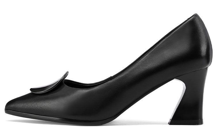 Sizing Luiza Barcelos 羊皮個性尖頭搭扣高跟鞋 6.5公分 女款