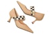 (Women) Luiza Barcelos Leather Pointed Toe High Heels 'Apricot' X900969