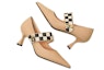 Lookbook (Women) Luiza Barcelos Leather Pointed Toe High Heels 'Apricot' X900969