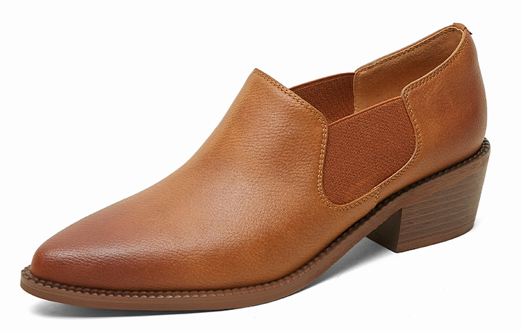 (Women) Luiza Barcelos Leather Pumps 'Caramel' X901175