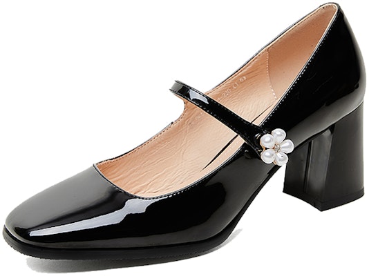 (W) Heels Hitam Luiza Barcelos Kulit Tali Pergelangan Kaki Toe Bulat X901111 Lookbook (W) Heels Hitam Luiza Barcelos Kulit Tali Pergelangan Kaki Toe Bulat X901111